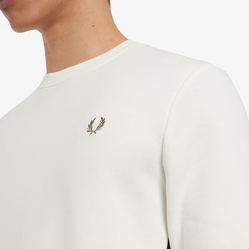 Fred Perry 撞色拼接衛衣